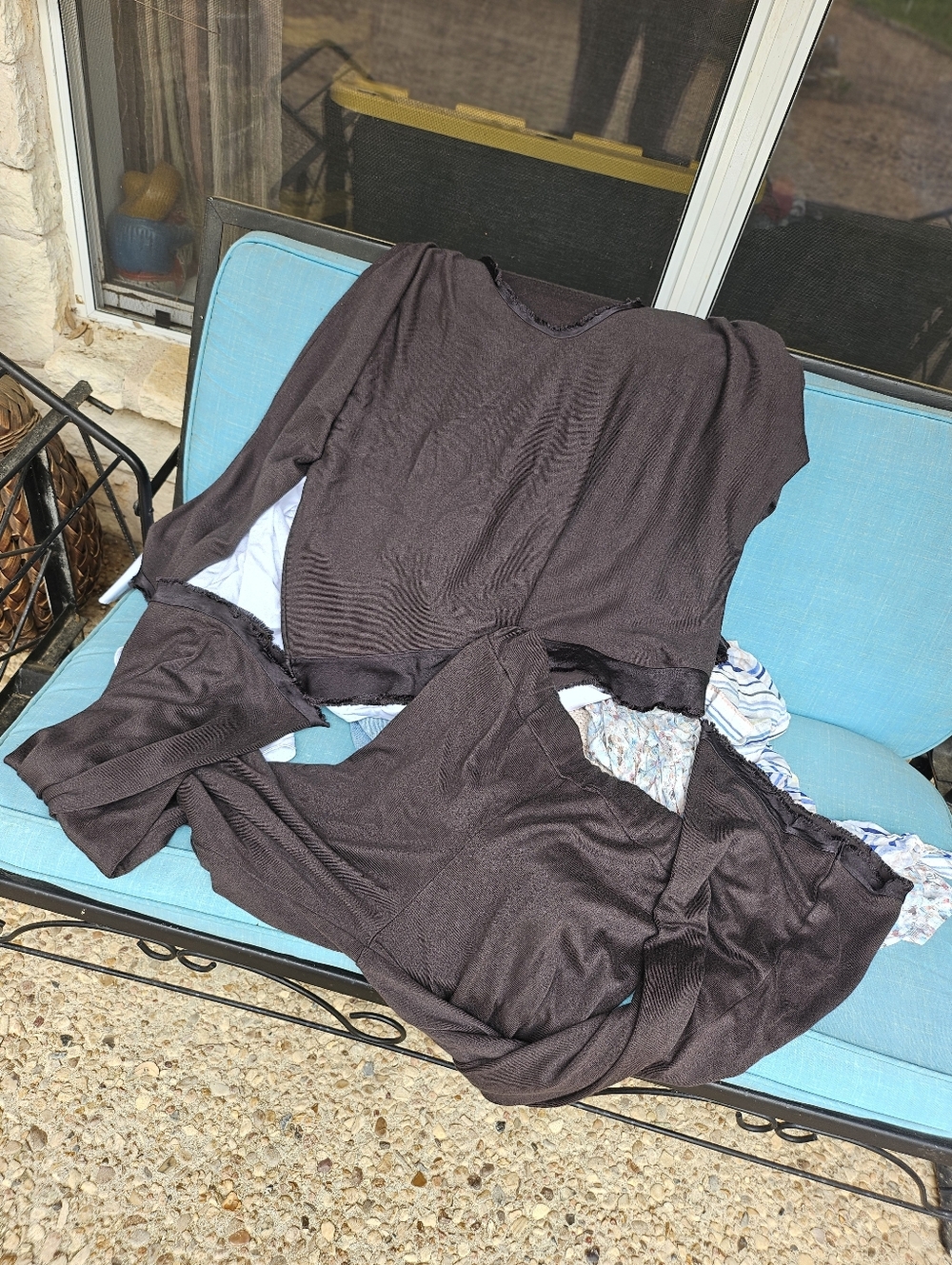 Gorgeous Soft Eternelle Italy Viscose Angora Wool So Soft Brown Loungewear Set